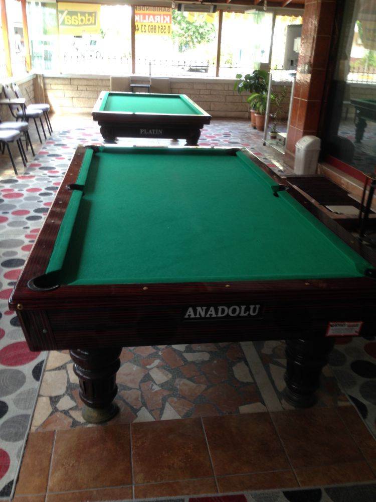 2 el amerikan bilardo masası